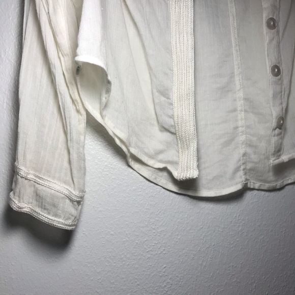 Free People/New Romantics | sequin button up - Picture 6 of 7